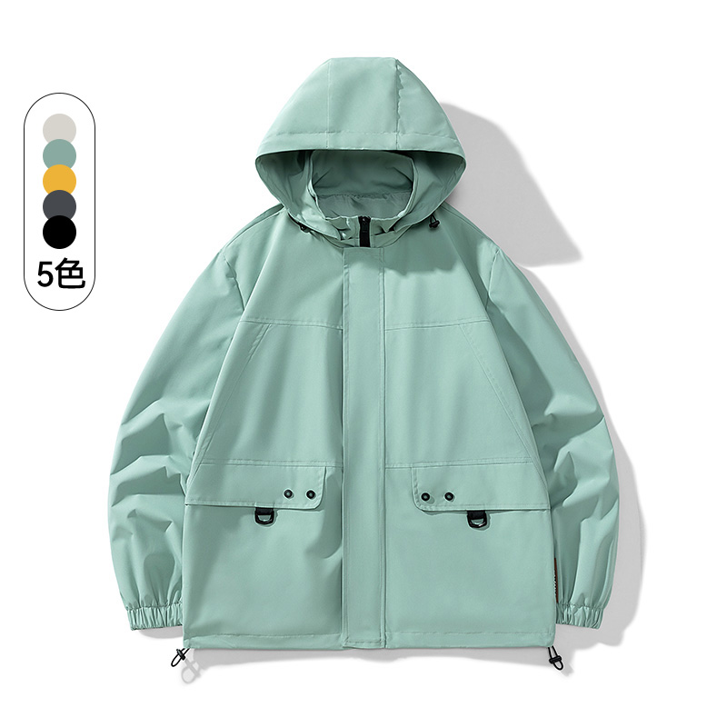 Quality Winter Clothing Bomber Jacket - GELITAYIN メンズ レディース フード付きキャンプ服ジャケット高品質ハイキングジャケット防水薄型ジャケット春と秋メンズ J