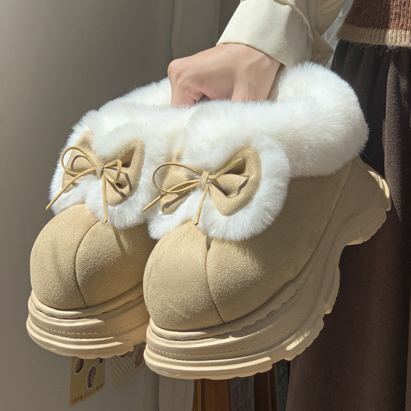暖かいフェイクファーふわふわスリッパ レディース 冬用プラッ - Winter Clothing Korea のレビューと価格