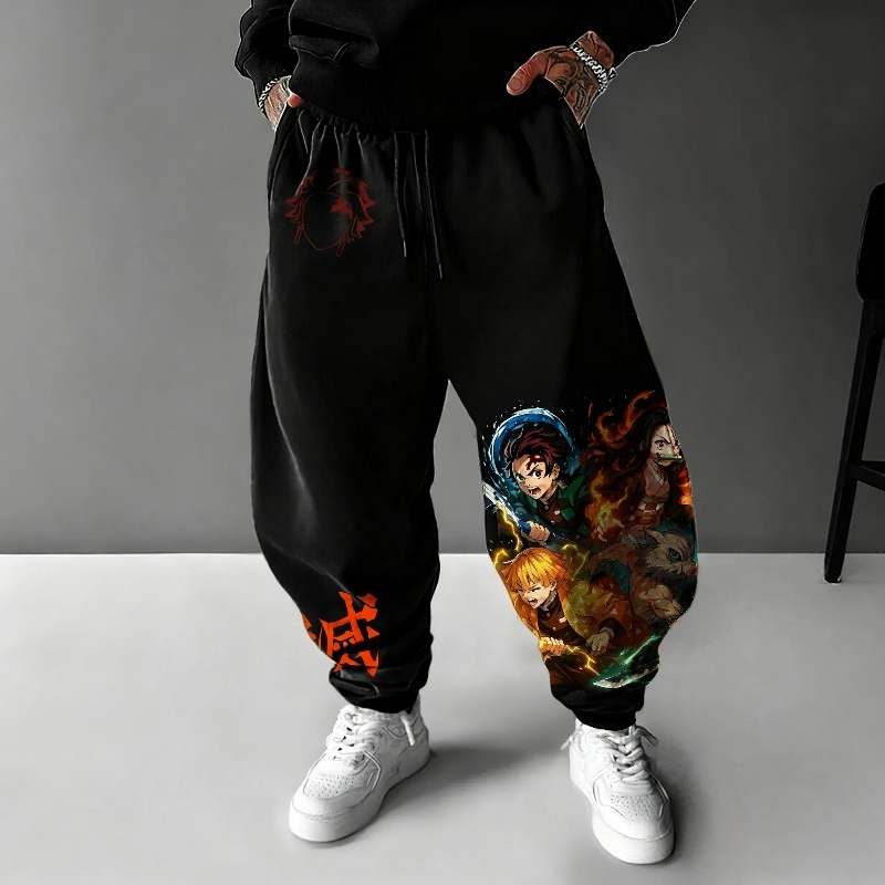 鬼滅の刃アニメーション新しいメンズとレディースのスウェットパ - Winter Clothing In Japan のレビューと価格