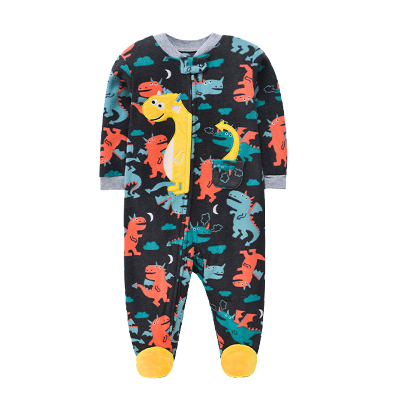 新生児男の子女の子ロンパース服冬パジャマジッパーフリース秋幼 - Winter Clothing 1 Year Old のレビューと価格