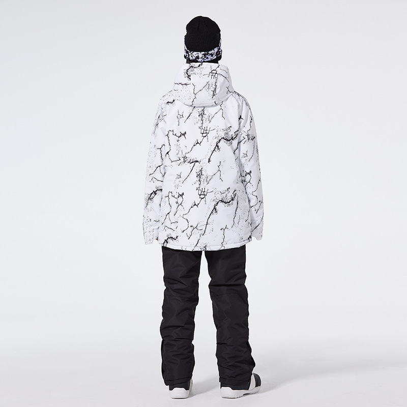 新しいファッション男性女性冬スキースーツ防水スノーボードジャ - Winter Clothing Matching のレビューと価格