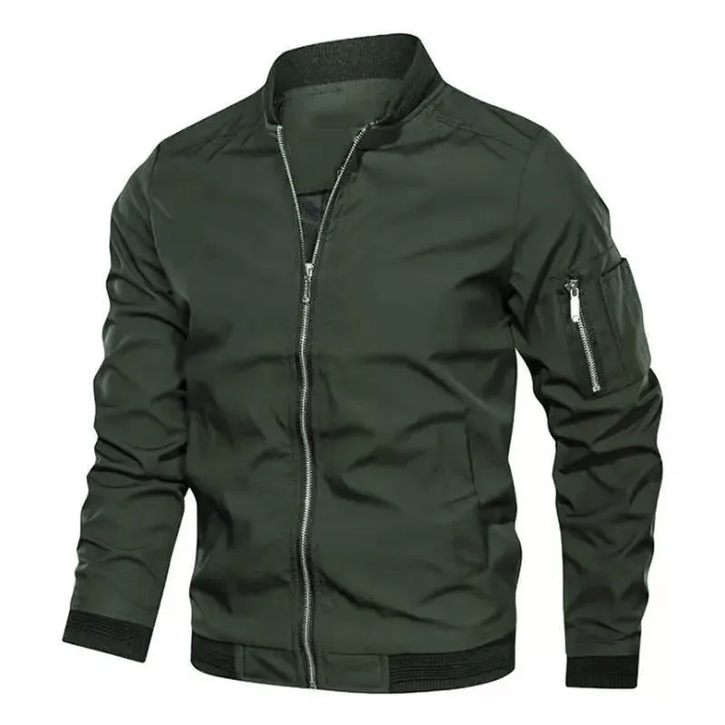 秋冬品質の新メンズジャケットファッション若い男性のジャケット - Quality Winter Clothing Bomber Jacket のレビューと価格