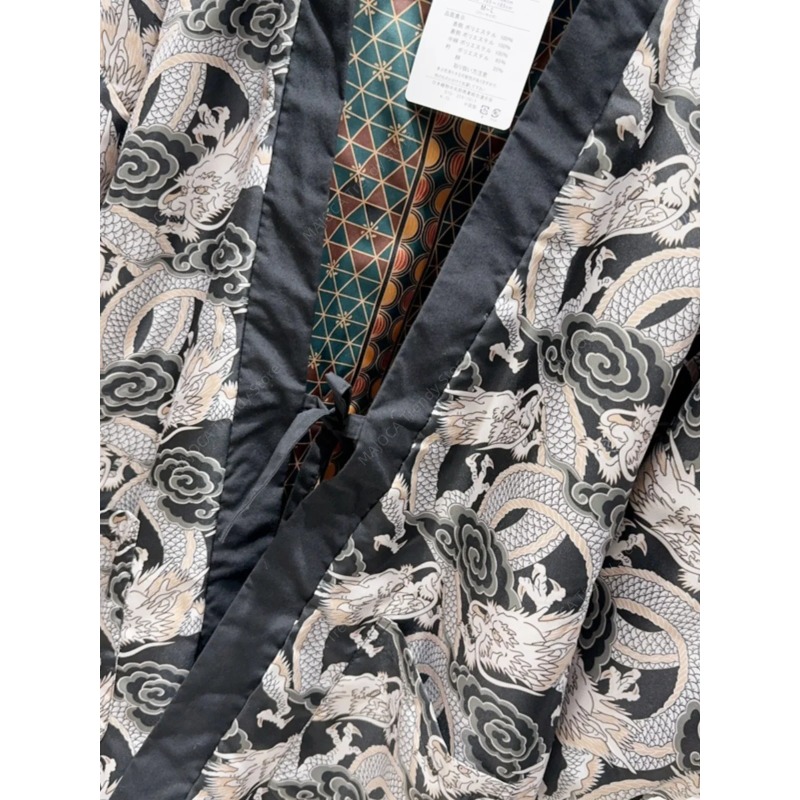 男性と女性のためのゆったりとしたレースの着物コート、和風、伝 - Traditional Winter Japanese Clothing のレビューと価格