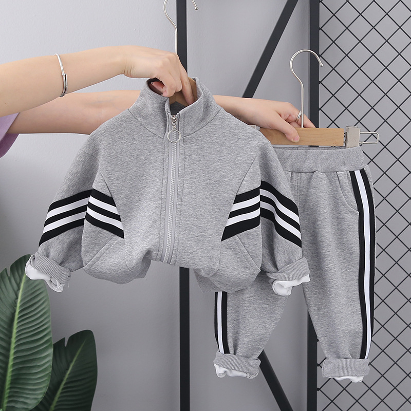 男の子と女の子のためのジッパー付きジャケットとパンツ,子供服 - Winter Clothing 1 Year Old のレビューと価格