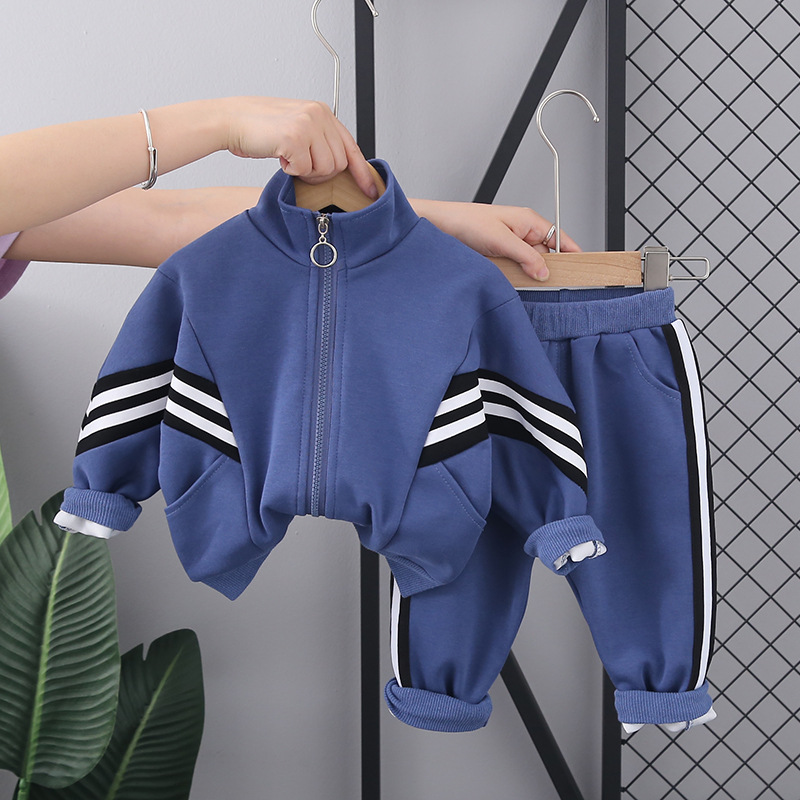 男の子と女の子のためのジッパー付きジャケットとパンツ,子供服 - Winter Clothing 1 Year Old のレビューと価格