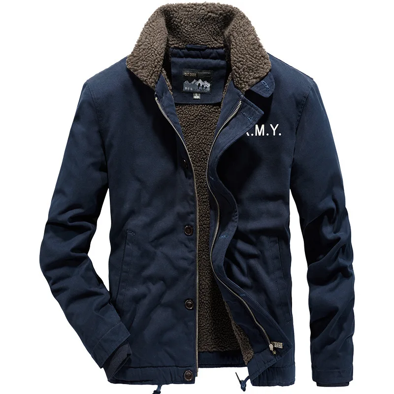 メンズ新作冬用ボンバージャケット、フリース暖かいコート、ダウ - Quality Winter Clothing Bomber Jacket のレビューと価格