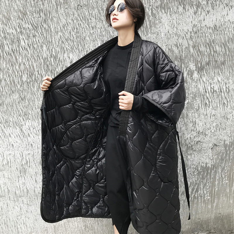 2026年新作 ブラック冬着物ジャケット 日本製着物風ローブ - Traditional Winter Japanese Clothing のレビューと価格
