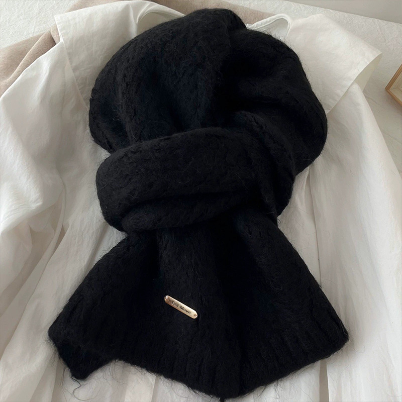 女性の冬の雰囲気、無地、シンプル、柔らかく暖かい、怠惰なスタ - Winter Clothing Korea のレビューと価格