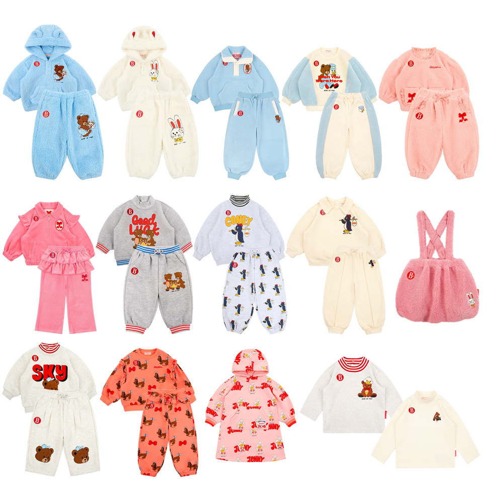 高品質の厚みのある冬用子供服セット、赤ちゃん女の子男の子用ブ - Winter Clothing 1 Year Old のレビューと価格