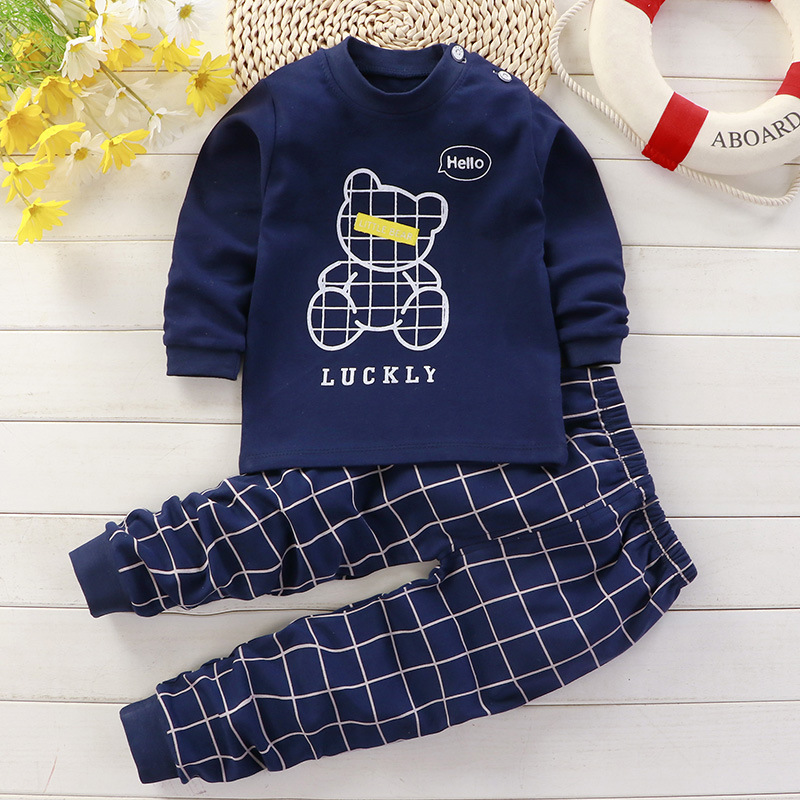 0〜5歳の女の子のための綿のパジャマ,カジュアル,新生児,漫 - Winter Clothing 1 Year Old のレビューと価格