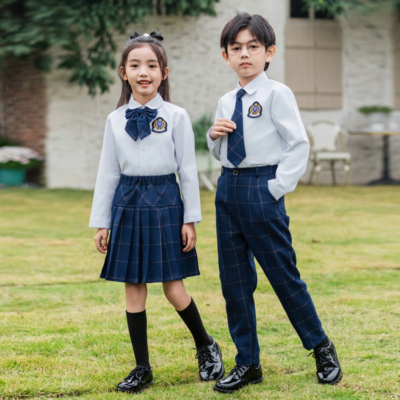 子供英国チェック柄ベストシャツスーツパンツ女の子チョッキブラ - Winter Clothing Korea のレビューと価格
