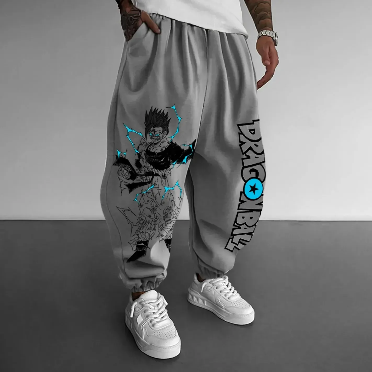 新しい秋冬 Y2k ドラゴンボール Z メンズスポーツパンツ - Winter Clothing In Japan のレビューと価格