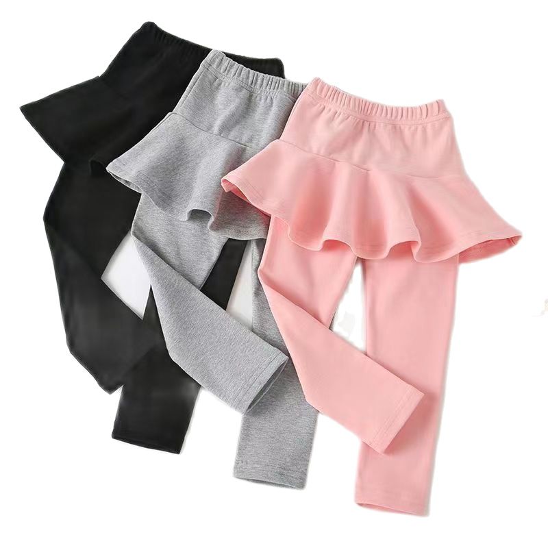 子供スカートレギンス春秋レギンス女の子のための綿ベビーパンツ - Winter Clothing 1 Year Old のレビューと価格