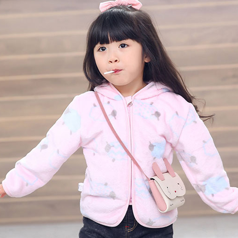 子供のフランネルフード付きジャケット,小さな女の子の服,幼児 - Winter Clothing 1 Year Old のレビューと価格