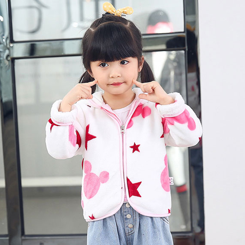 子供のフランネルフード付きジャケット,小さな女の子の服,幼児 - Winter Clothing 1 Year Old のレビューと価格
