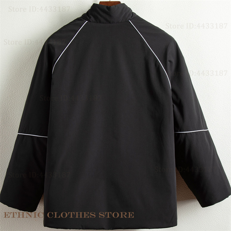 大きいサイズ 3XL 4XL 男性綿入りジャケット日本の着物 - Traditional Winter Japanese Clothing のレビューと価格