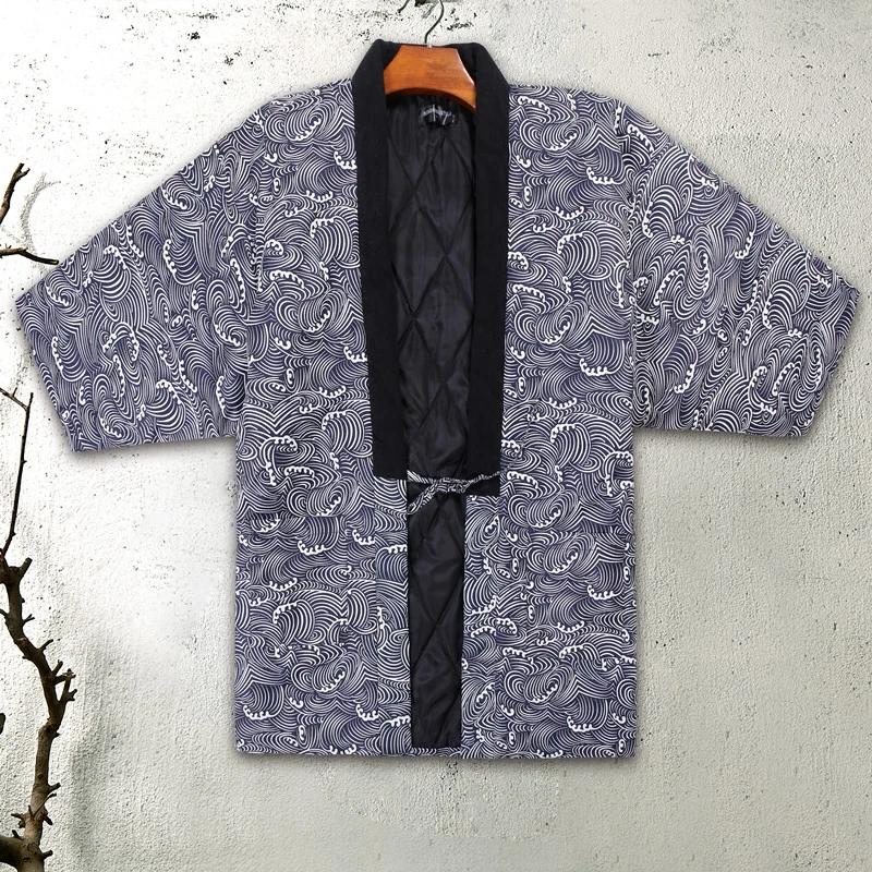 日本のヴィンテージスタイルの着物,男性用,女性用ベスト,パッ - Traditional Winter Japanese Clothing のレビューと価格