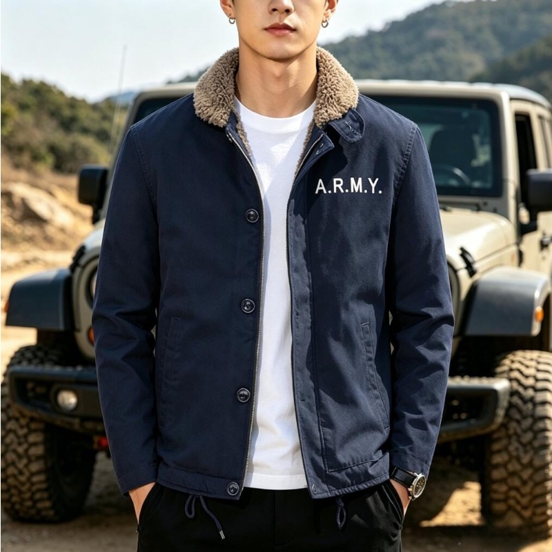 新しいファッション男性フリース暖かい冬コートボンバージャケッ - Quality Winter Clothing Bomber Jacket のレビューと価格