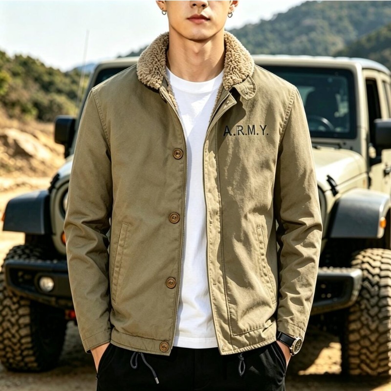 新しいファッション男性フリース暖かい冬コートボンバージャケッ - Quality Winter Clothing Bomber Jacket のレビューと価格