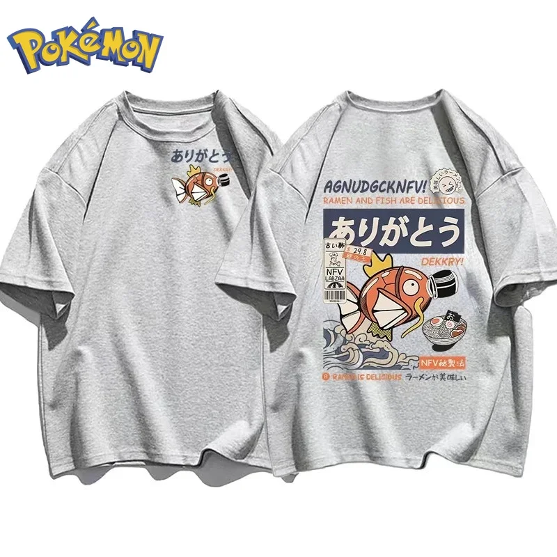 ポケモンアニメコイキングプリントTシャツ2026秋冬新作原宿 - Winter Clothing In Japan のレビューと価格